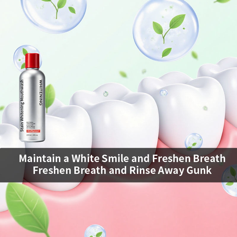 Marque privée Rince-bouche quotidienne pour les soins buccaux Respiration fraîche Liquide de nettoyage buccal quotidien
