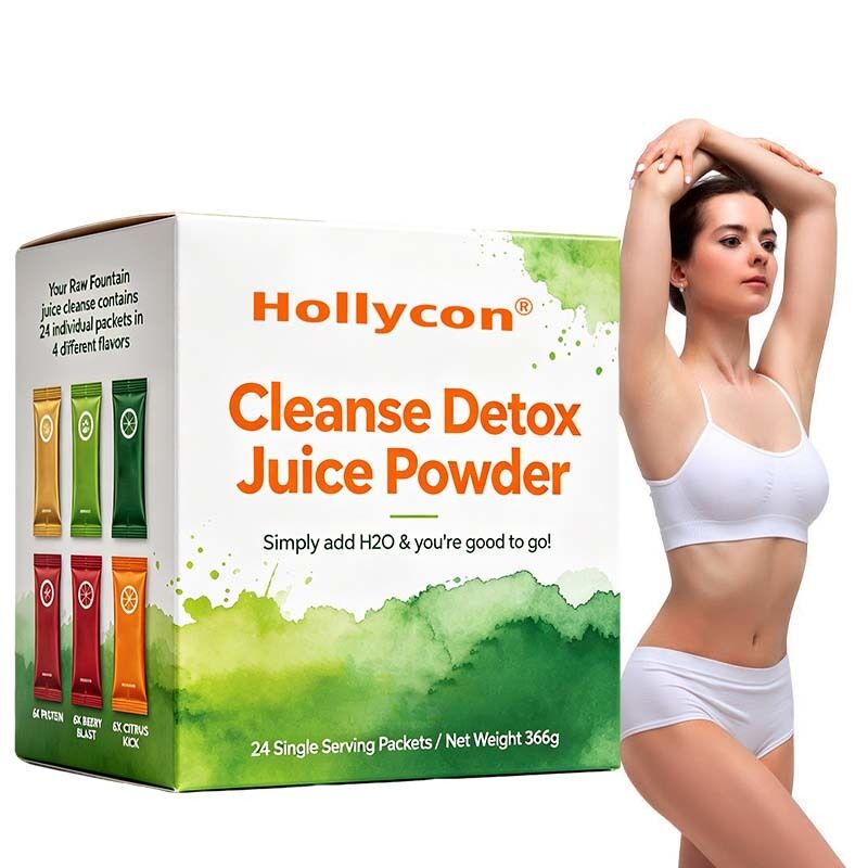 Private Label Mixed Fruit Vegetable Powder Daily Balanced Nutrient Supplement Cleanse Detox Juice Powder