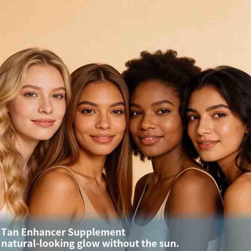 Supplément bronzant pour le corps de haute qualité OEM/ODM, éclat d'apparence naturelle sans supplément de rehausseur de bronzage solaire