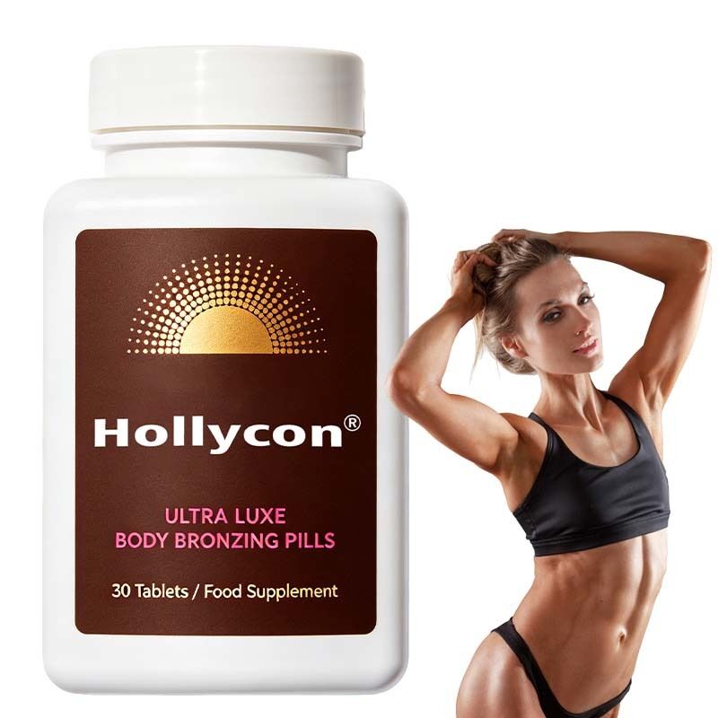 Supplément bronzant pour le corps de haute qualité OEM/ODM, éclat d'apparence naturelle sans supplément de rehausseur de bronzage solaire