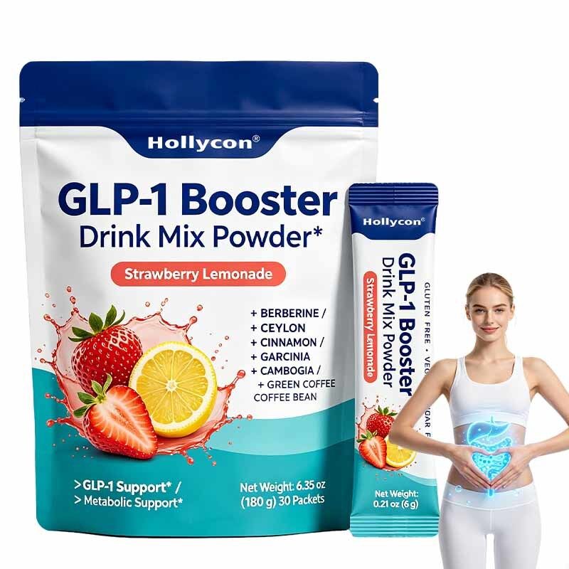 Poudre mélangée de boissons végétales nutritives équilibrées avec formule instantanée pratique dans des sachets simples portables