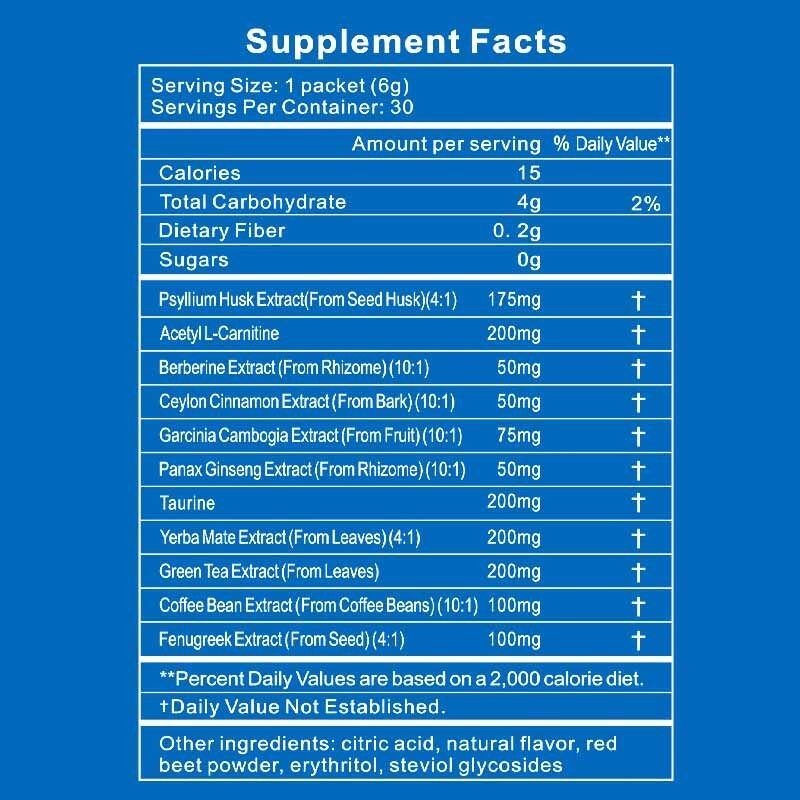 Poudre mélangée de boissons végétales nutritives équilibrées avec formule instantanée pratique dans des sachets simples portables
