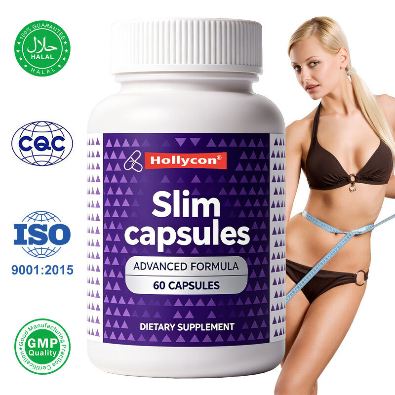 Capsules de mélange d'herbes multi-botaniques pour alimentation douce de tout le corps, avec 60 capsules par bouteille et marque privée personnalisables