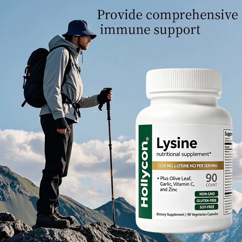 Private Label Customizable L-Lysine Amino Acid Capsules for Maintaining Muscle Balance with 24 Months Shelf Life