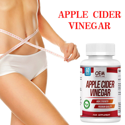 Tablettes faites sur commande de Logo Apple Vinegar Cider Gummies pour la grosse combustion