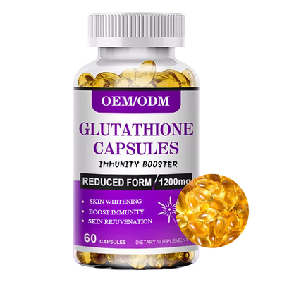 Le glutathion original naturel marque sur tablette Softgels pour mg 1200 de beauté