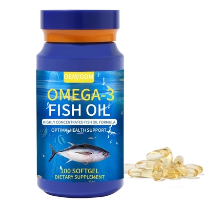 Renforçant l'huile de poisson de veg de mémoire Epa Omega 3 capsules de Softgel de supplément