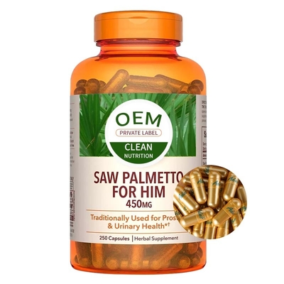 L'amélioration masculine de chou palmiste complète des capsules de la prostate 250