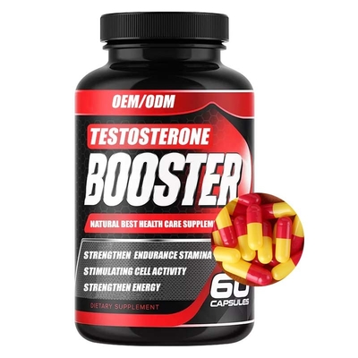 Logo Men Booster Capsules Supplements fait sur commande pour les hommes