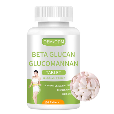 Tablette mince faite sur commande de Beta Glucan Clucomannan Tablets Body