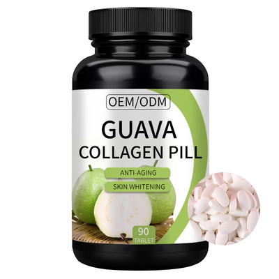La peau de Hollycon blanchissant capsule des Tablettes du collagène 90 de goyave