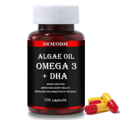DHA Omega 3 algues de capsules de Vegan de Softgels huilent le supplément