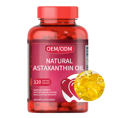 Le supplément 2000 naturel d'astaxanthine de MG Softgel capsule la coutume de marque de distributeur