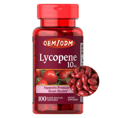 Capsule faite sur commande de Softgel de lycopène d'OEM de Logo Supplements approuvée par le FDA