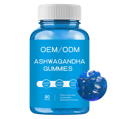 Le soulagement Ashwagandha d'inquiétude d'effort complètent des boules d'effort de Gummies