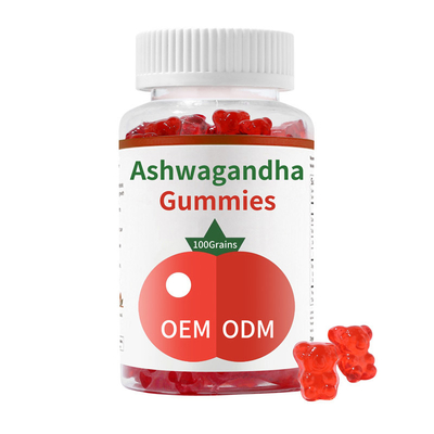Le supplément Gummies d'Ashwagandha de marque de distributeur améliorent le sommeil pour des femmes