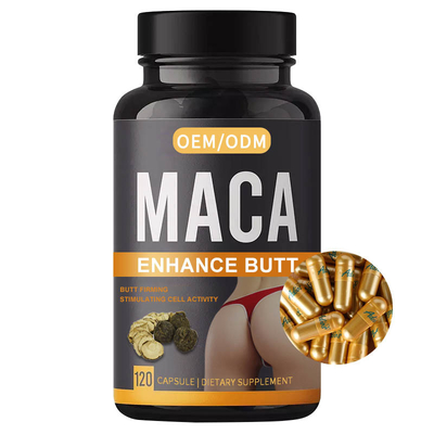 Capsules d'or de Maca de supplément de racine de Maca de noir de GMPC pour des femmes
