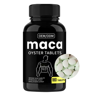 Les pilules aphrodisiaques masculines de Macaroot enracinent la Tablette d'huître de Maca adaptée aux besoins du client