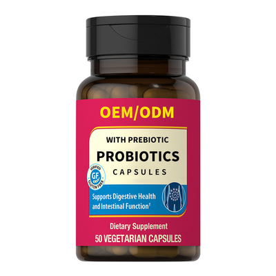 OEM cru végétarien Prebiotic et capsules Probiotic de suppléments de CFU 100 milliards
