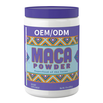 ODM noir organique de poudre de supplément de racine de Maca