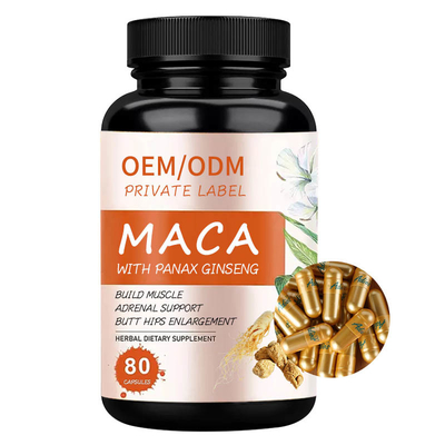Le ginseng Extractum d'ODM Maca Panax capsule le supplément masculin