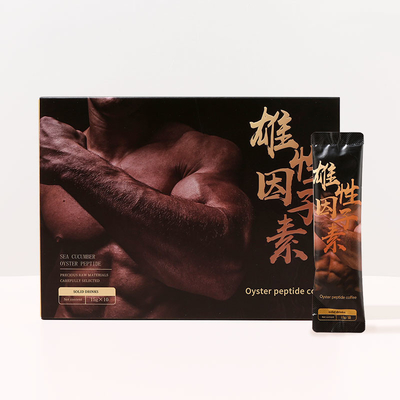 Le café de peptide d'huître d'OEM saupoudrent des suppléments masculins naturels de libido