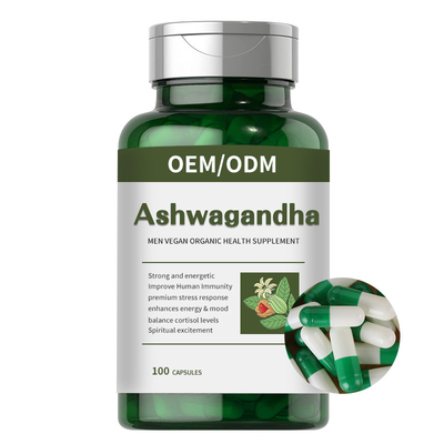 Le supplément Gummies d'ODM Ashwagandha capsule pour l'amélioration des hommes