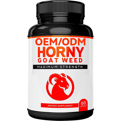 L'amélioration masculine d'ODM complète les capsules cornées de mauvaise herbe de chèvre