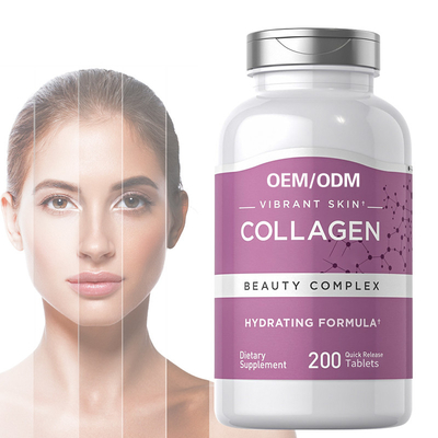 La vitamine E de Tablettes de vitamine C de collagène de glutathion de HACCP pèlent blanchir des pilules