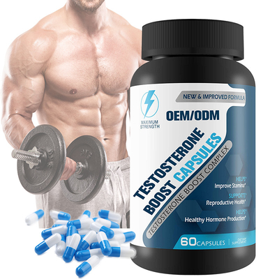 La poussée masculine de GMPC capsule le supplément de santé génésique d'hommes d'équilibre d'hormone