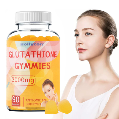 60 Cts/blanchiment de peau de supplément de vitamine C de Gummies glutathion de bouteille gommeux