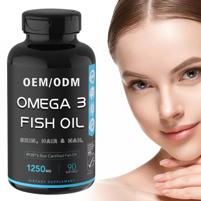 Coeur Brain Immune Support For Men d'huile de poisson d'OEM MSDS Omega 3 et femmes