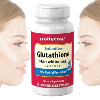 Logo Glutathione Capsules Antioxidant Health fait sur commande pèlent blanchir des capsules