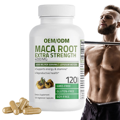 Boost Energy Maca Root Supplement Extra Strength 4000 mg par portion 120 capsules