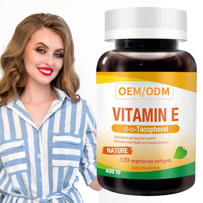 Le Multivitamin blanchissent la vitamine E 400 unité internationale 100 Softgels de capsules de peau approvisionnement de plus de 3 mois