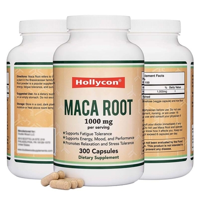 La VIANDE HALAL complète l'humeur de soutien d'OEM et les capsules sportives de racine de Maca de représentation