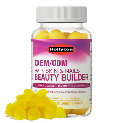 Les soins de santé complètent le supplément soluble Gummies de biotine de l'huile V de la vitamine E de soutiens d'OEM