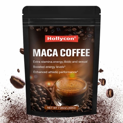 Le GMP a certifié la poudre de café de Brown de supplément de racine de 200g Maca