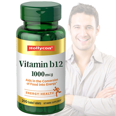 La vitamine b12 de GMP marque sur tablette le Vegan de 1000mcg 20pcs que le supplément soutient le métabolisme énergétique