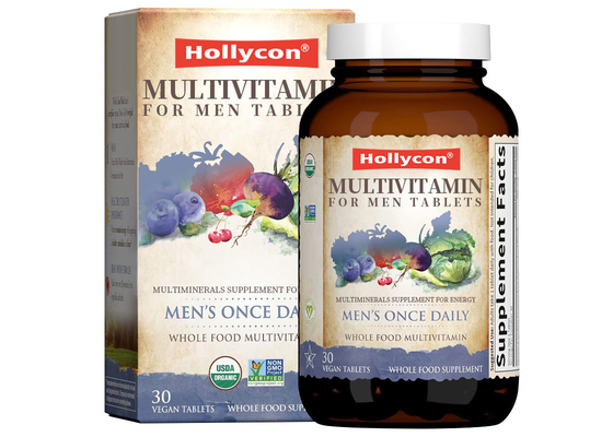 Produit de marque privée OEM Multiminerals diététiques Supplément énergétique Multivitamines pour hommes Tablettes