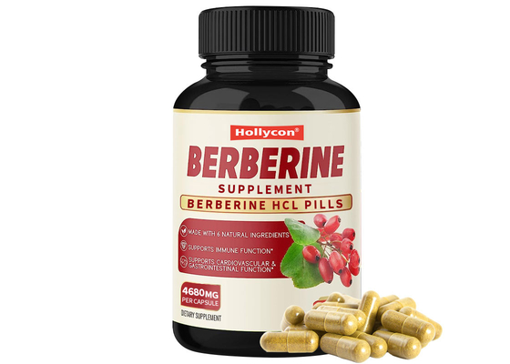 Capsules de berbérine pour le système immunitaire Augmenter la fonction cardiovasculaire et gastro-intestinale