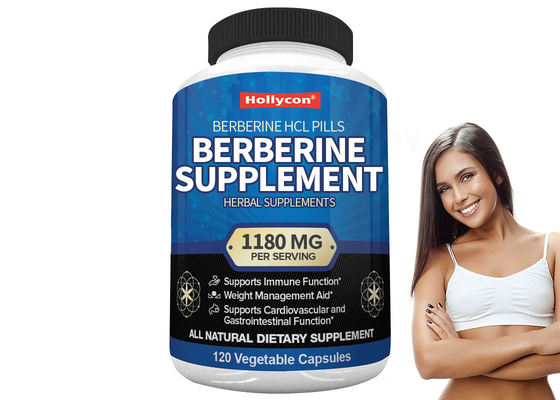 120 Capsules Suppléments alimentaires Appui au système immunitaire Suppléments de la berbérine HCl Pilules