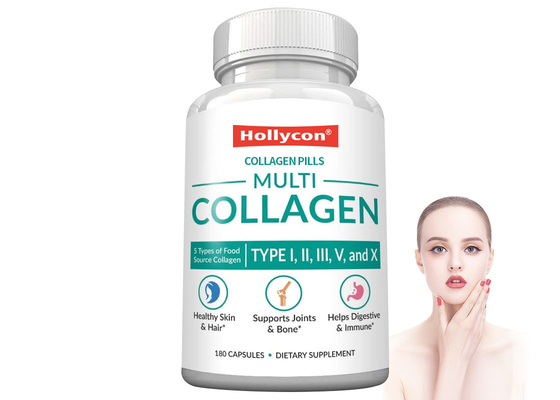 180PCS Multi Collagène Capsules Aide à régénérer les tendons Les articulations Les ligaments et les muscles