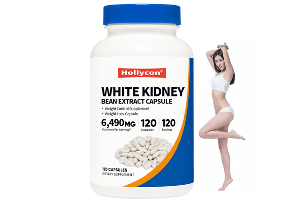 120 pcs Capsule d' extrait de haricot blanc pour le contrôle du poids