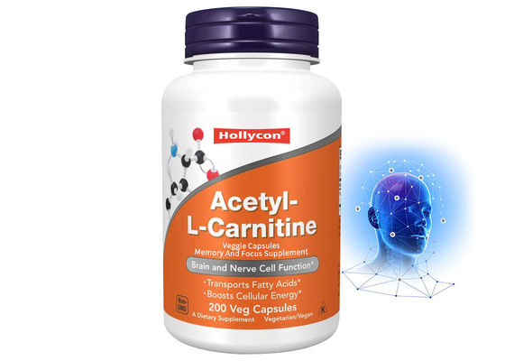 OEM L-Carnitine Capsule soutient le cerveau et la fonction des cellules nerveuses Capsules végétales soutient la mémoire et la concentration