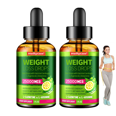 Personnaliser les gouttes de régime avec Garcinia Cambogia, L-Arginine L-Glutamine gouttes de perte de poids