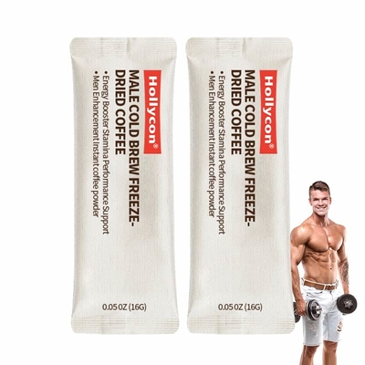 OEM Homme Brouillard à froid Café lyophilisé Booster énergie Endurance Performance Hommes Amélioration Poudre de café instantané