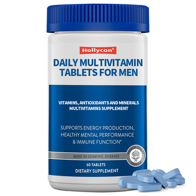 Comprimés quotidiens de multivitamines pour hommes Vitamines, antioxydants et minéraux pour hommes 50+ Supplément de multivitamines