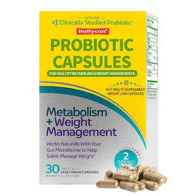 Capsules probiotiques pour un métabolisme sain Gestion du poids Santé intestinale Supplément de perte de poids