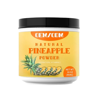 OEM Digestion de marque privée Promouvoir les suppléments en vrac de poudre d'ananas biologique